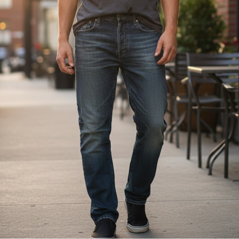 G-Star Dark Blue Straight Jeans